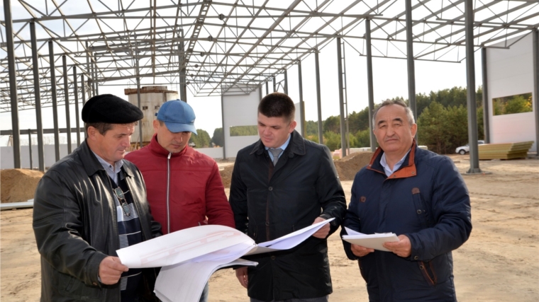 В Батыревском районе Чувашии строятся новые объекты в сельскохозяйственной отрасли