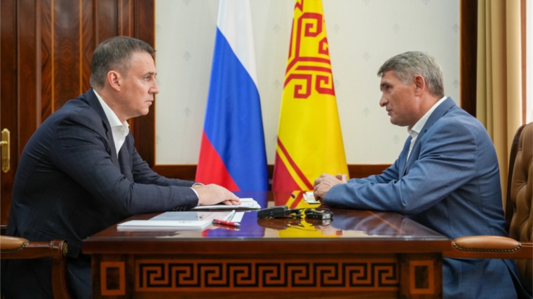 Олег Николаев: в ходе визита в Чувашию Дмитрий Патрушев высоко оценил развитие сельского хозяйства региона